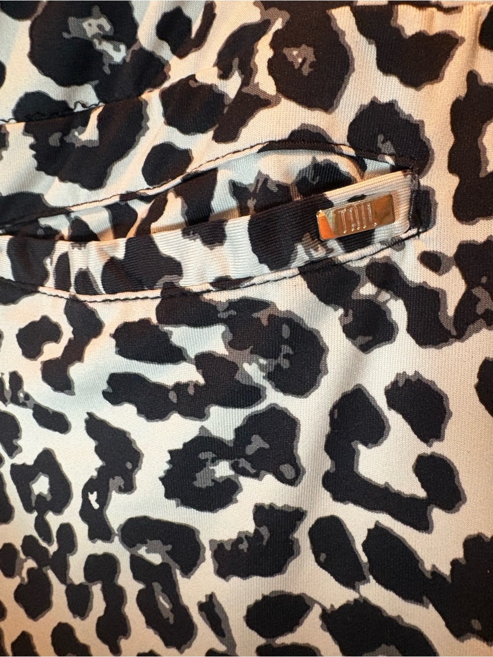 Tail Black and White Leopard Print Skort - Picture 3 of 10